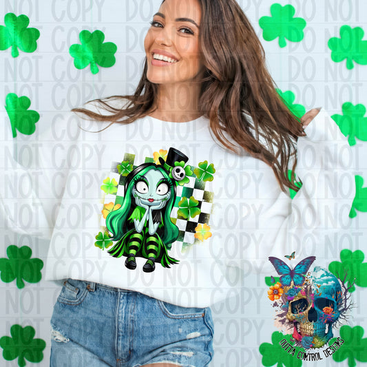St. Patrick's Girl Ready to Press Sublimation and DTF Transfer
