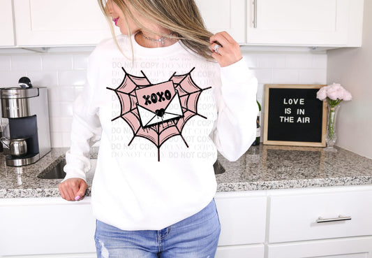 XOXO Spiderweb Ready to Press Sublimation and DTF Transfer