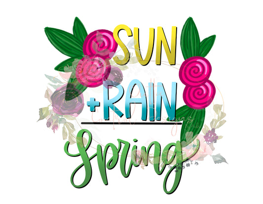 Sun Rain Spring Ready To Press Sublimation Transfer