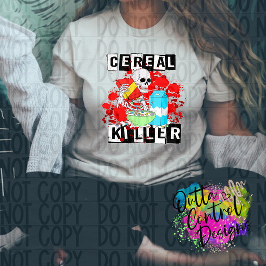 Cereal Killer Ready to Press Sublimation and DTF Transfer