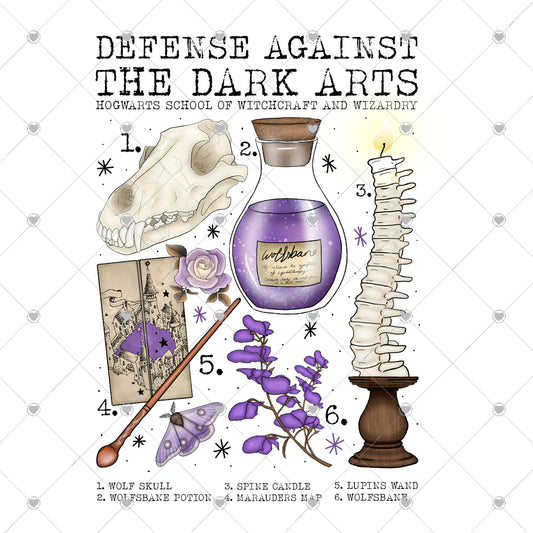 Defense against the dark art Ready To Press Sublimation and DTF Transfer