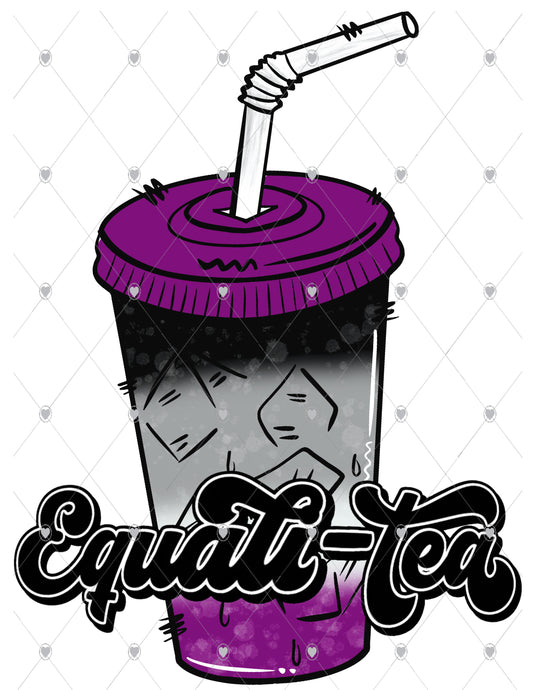 Equali-Tea Asexual Ready To Press Sublimation Transfer