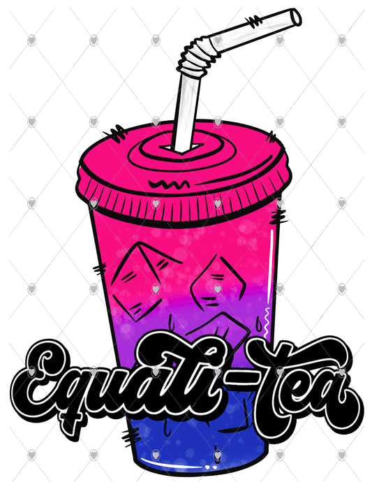 Equali-Tea Bisexual Ready To Press Sublimation Transfer