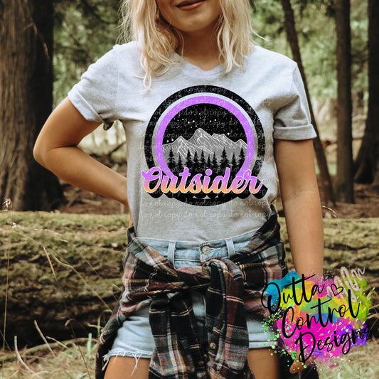 Outsider Ready to Press Sublimation and DTF Transfer