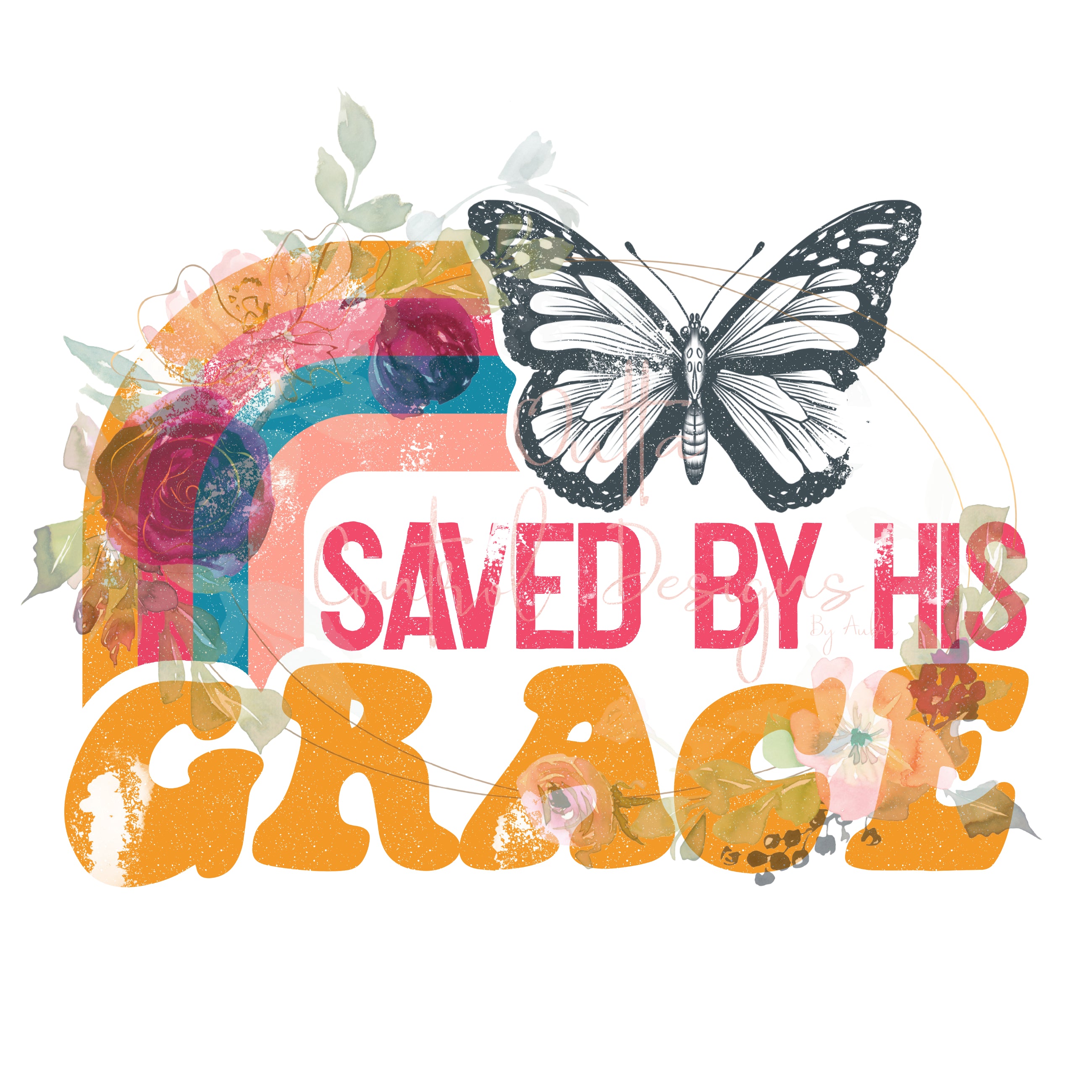 Saved by His Grace Ready To Press Sublimation Transfer – Outta Control  Designs