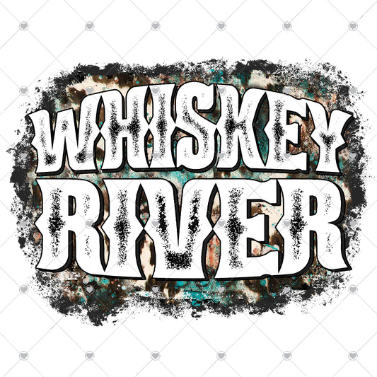 Whiskey River Ready To Press Sublimation and DTF Transfer