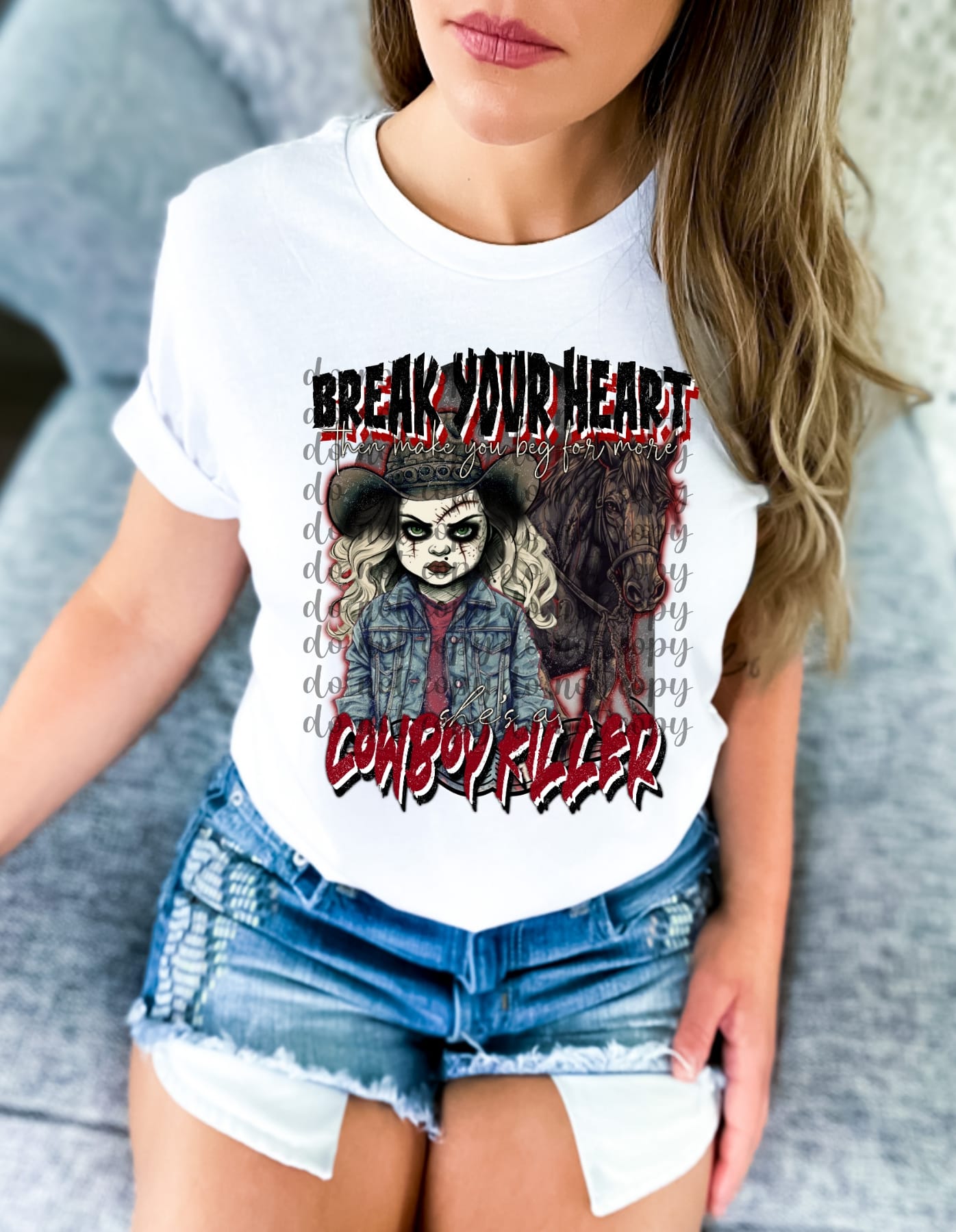 Cowboy Killer Ready to Press Sublimation and DTF Transfer