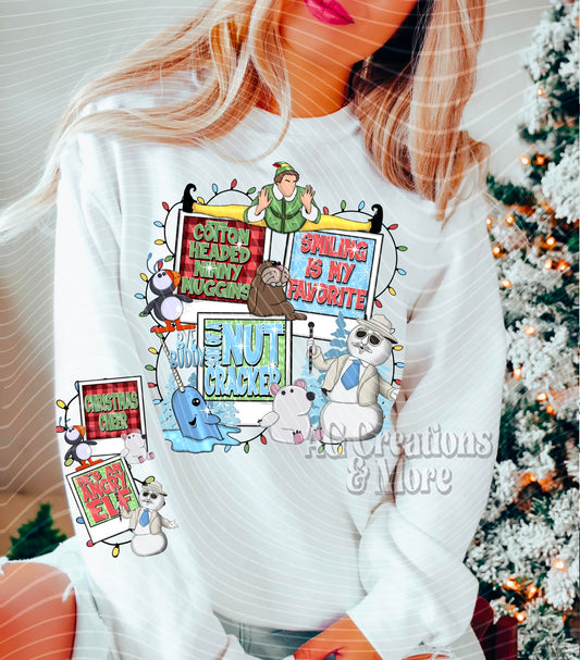 Christmas Elf Ready to Press Sublimation and DTF Transfer