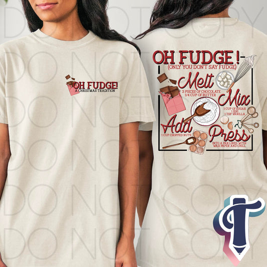 Fudge Shop Ready to Press Sublimation and DTF Transfer