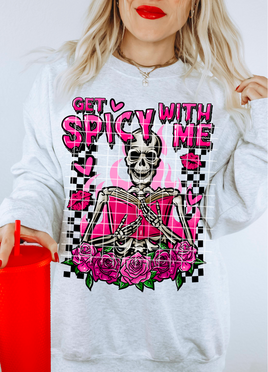 Get Spicey Naughty Ready to Press Sublimation and DTF Transfer