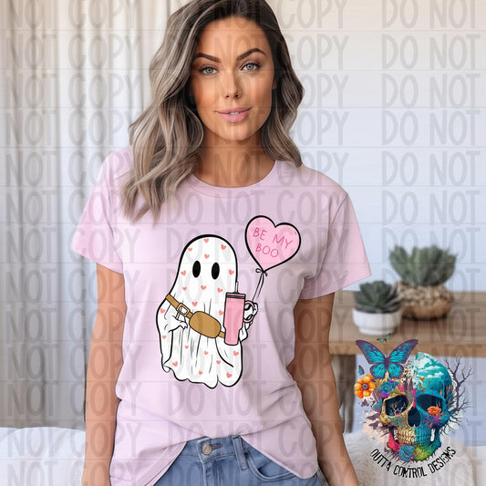 Be my boo ghost valentines Ready to Press Sublimation and DTF Transfer