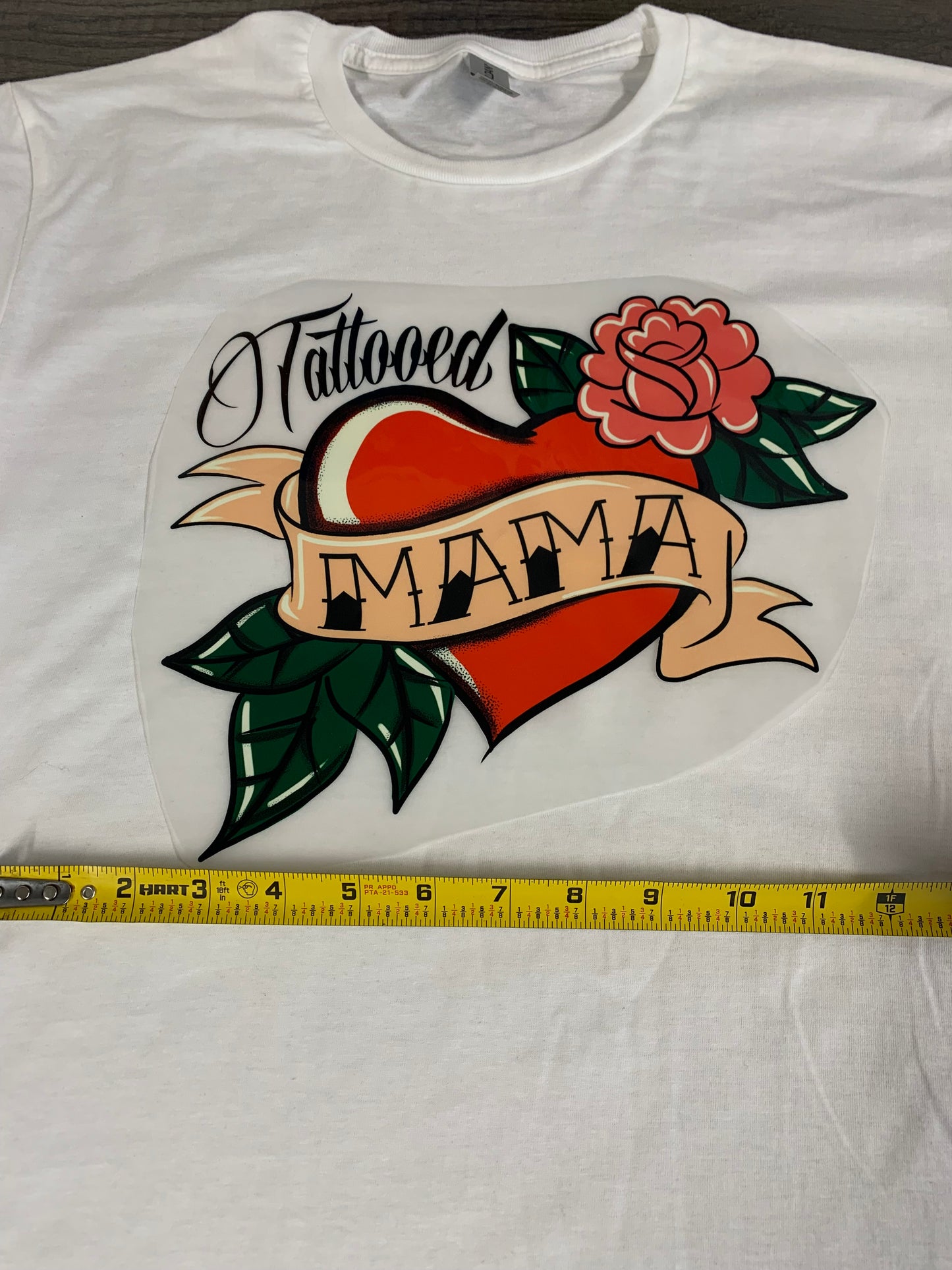 Tattooed Mama- Heart and Floral