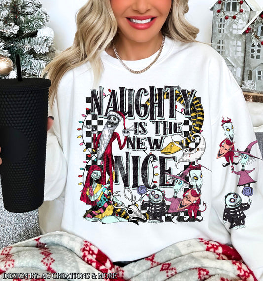 Naughty is the new Nice Ready to Press Sublimation and DTF Transfer