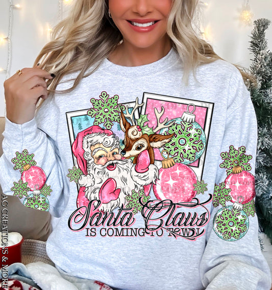 Santa Claus Ready to Press Sublimation and DTF Transfer