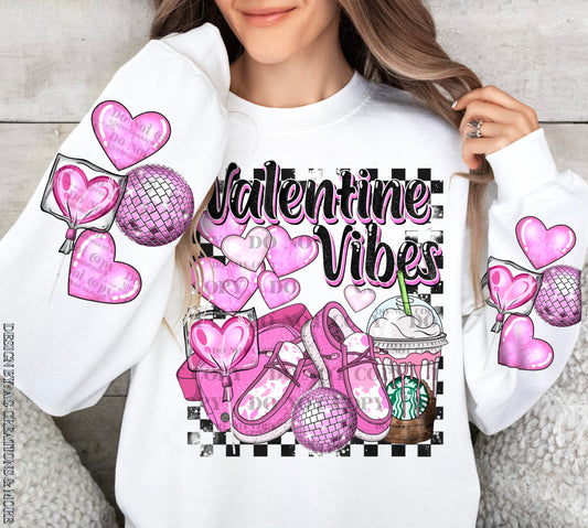 Valentines Vibes Ready to Press Sublimation and DTF Transfer
