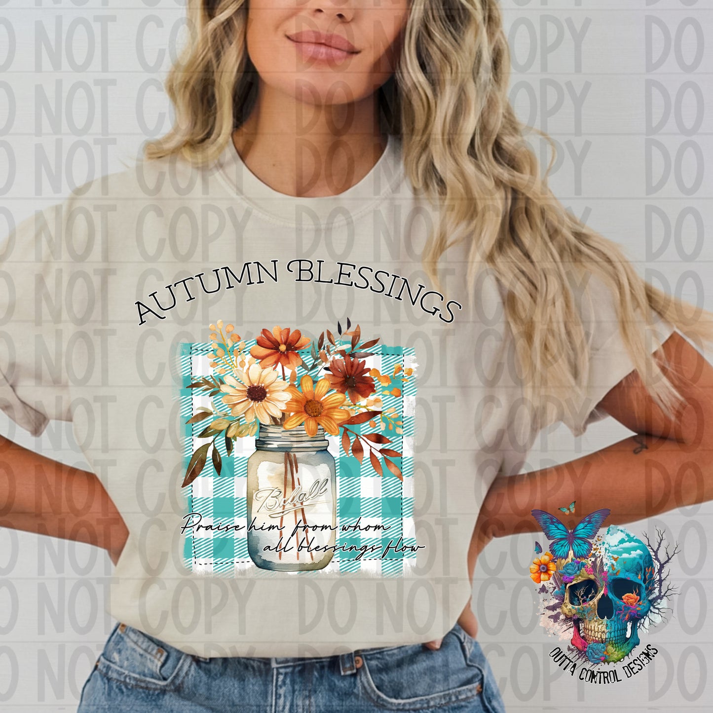 Autumn Blessing Ready to Press Sublimation and DTF Transfer