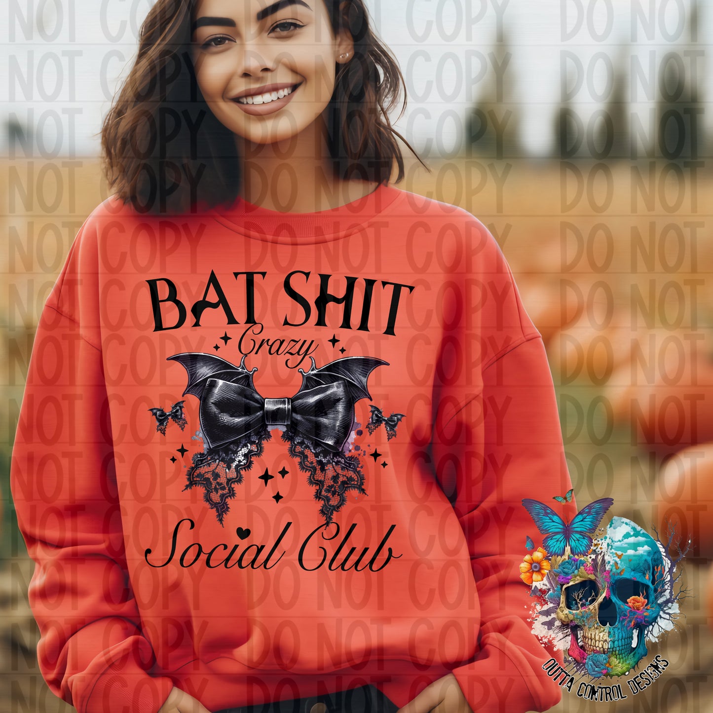 Bat shit crazy Ready to Press Sublimation and DTF Transfer