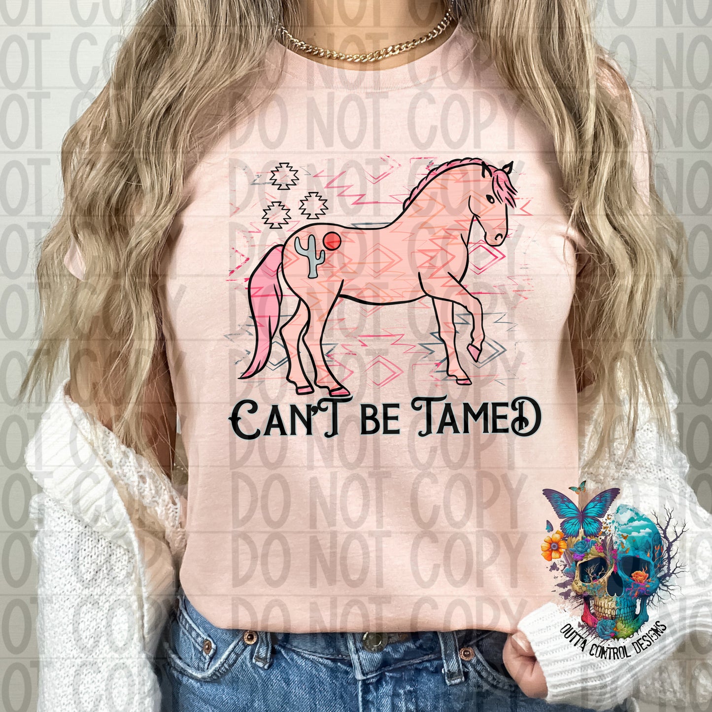 Can't Be Tamed Unicorn Ready to Press Sublimation and DTF Transfer