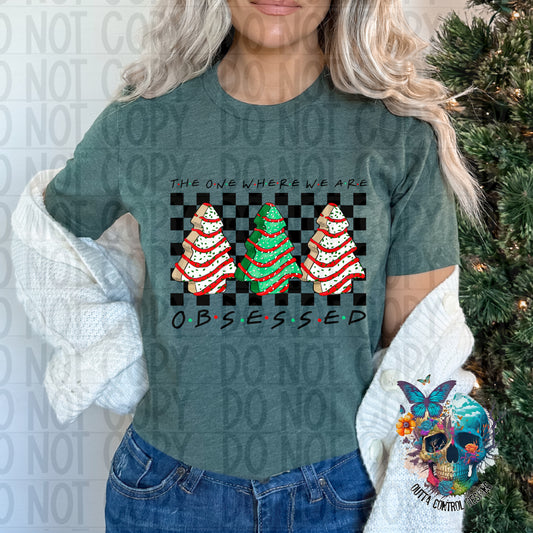 Christmas Tree Obsessed Ready to Press Sublimation and DTF Transfer