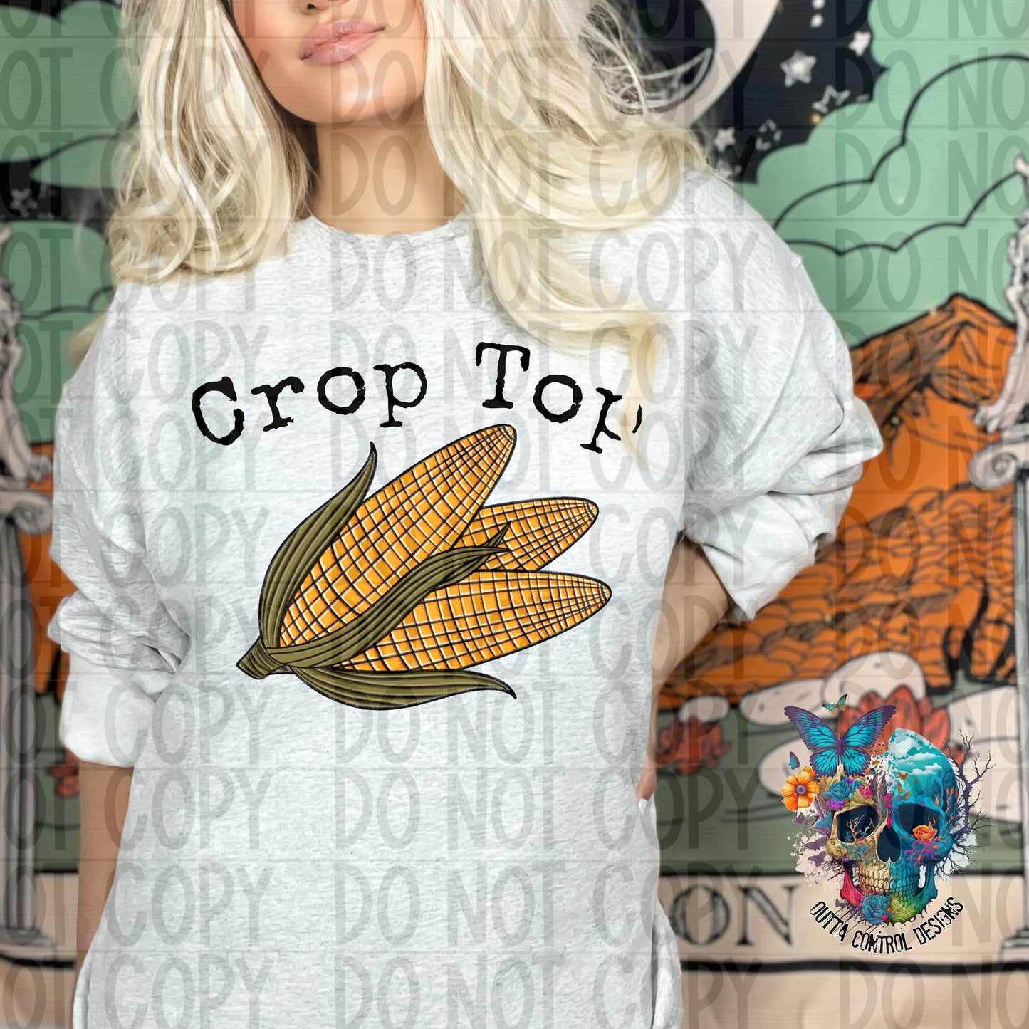 Crop Top Ready to Press Sublimation and DTF Transfer