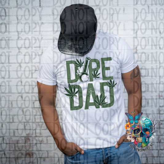 Dope Dad Ready to Press Sublimation and DTF Transfer