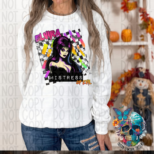 Halloween Mistress Ready to Press Sublimation and DTF Transfer