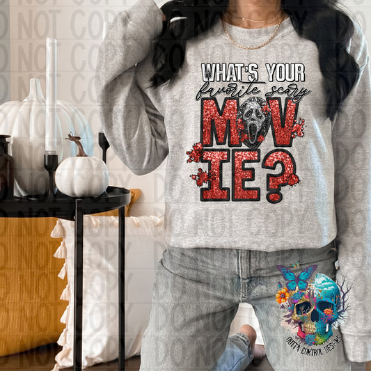 Scary Movie Ready to Press Sublimation and DTF Transfer