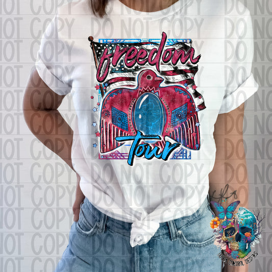 Freedom Tour Ready to Press Sublimation and DTF Transfer