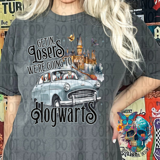 Get in loser horror wizard Ready to Press Sublimation and DTF Transfer