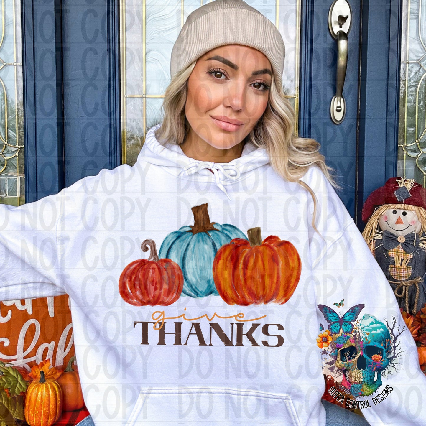 Give Thanks Ready to Press Sublimation and DTF Transfer