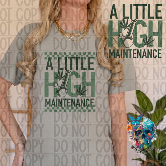High Maintenance Ready to Press Sublimation and DTF Transfer