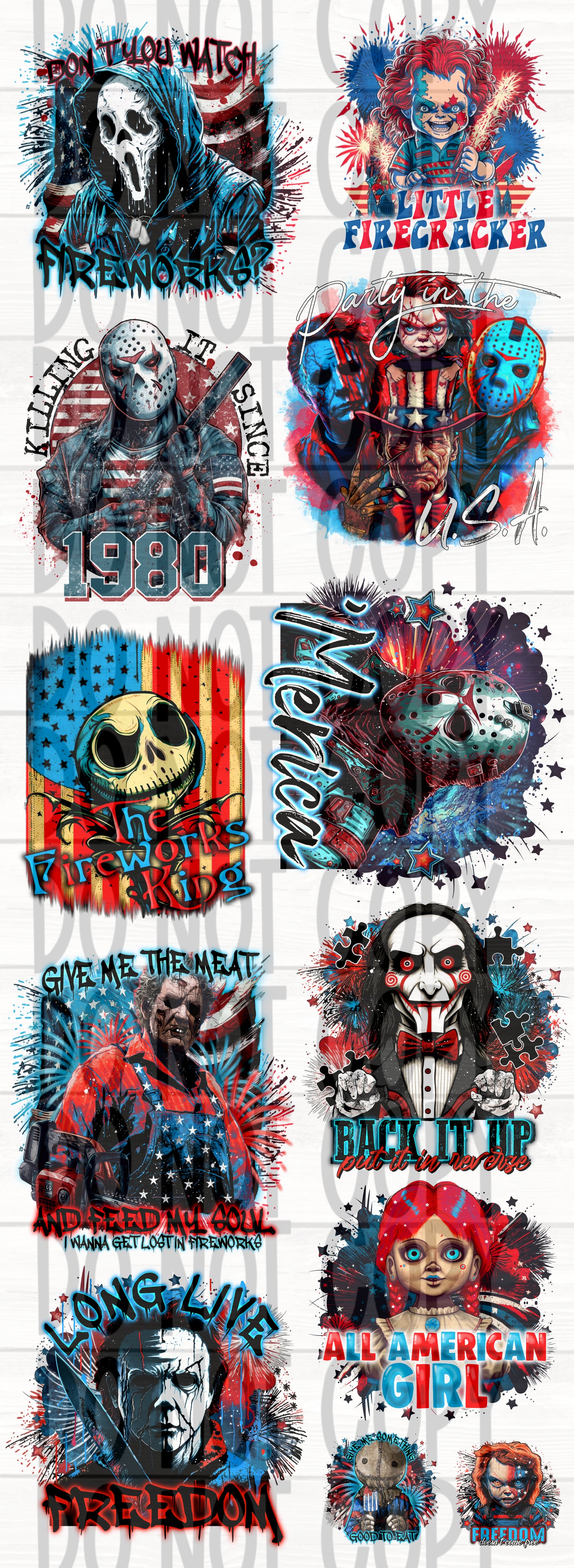 Premade Horror 4th of July