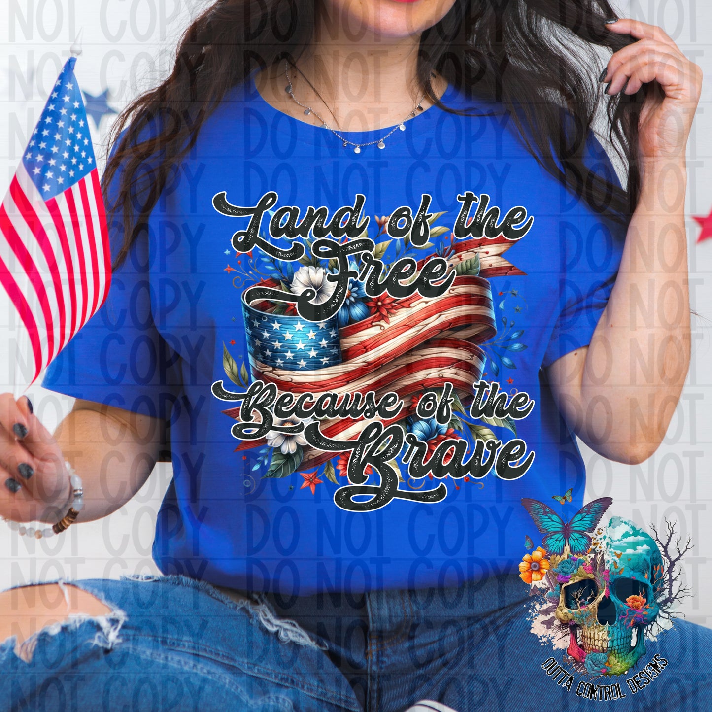 Land of the free Ready to Press Sublimation and DTF Transfer