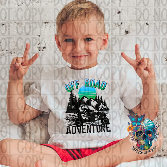 Off Road Adventure Ready to Press Sublimation and DTF Transfer