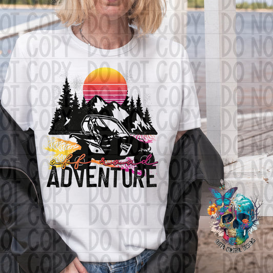 Off Road Adventure Ready to Press Sublimation and DTF Transfer