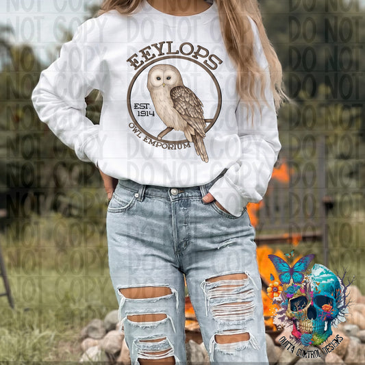 Owl Emporium Wizard Ready to Press Sublimation and DTF Transfer