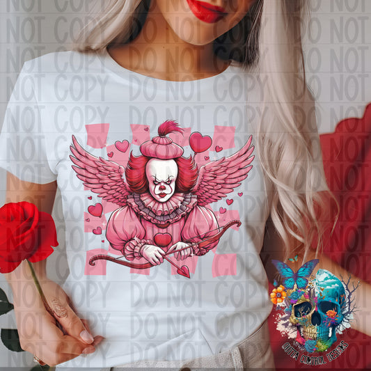Cupid Horror Ready to Press Sublimation and DTF Transfer