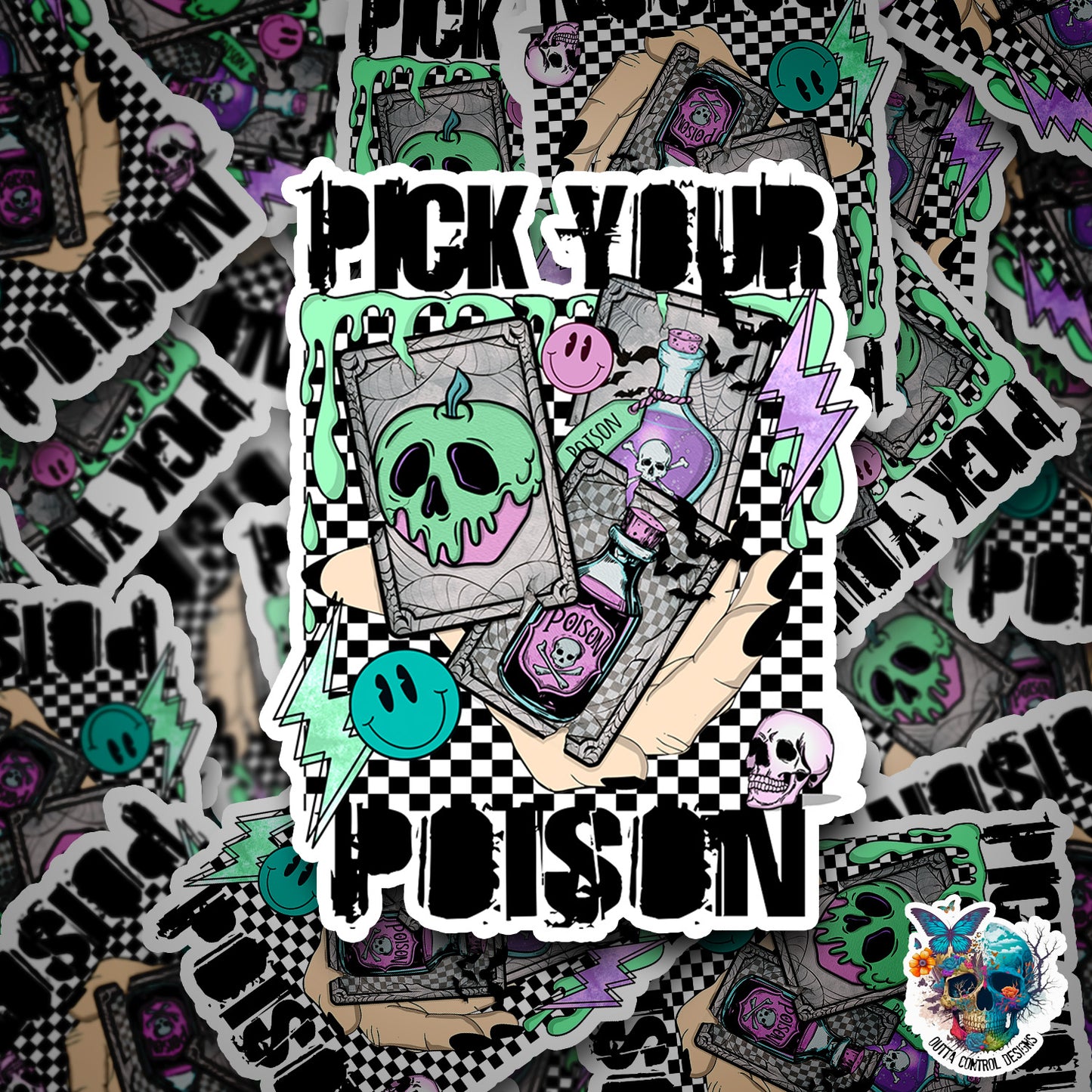 Poison sticker