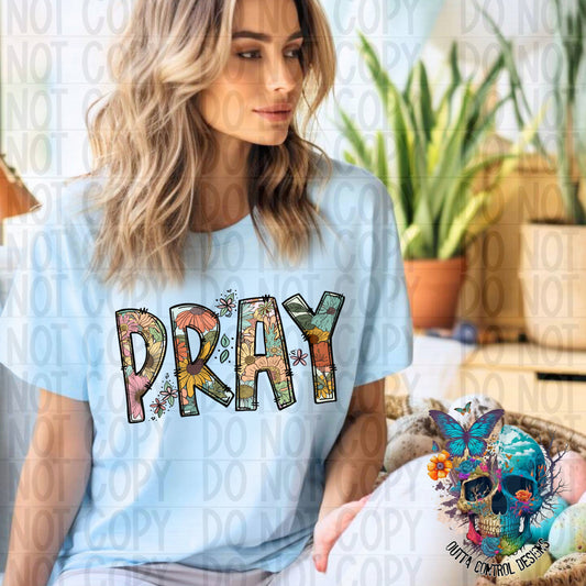 Pray Ready to Press Sublimation and DTF Transfer