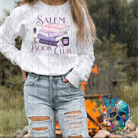Halloween Book Club Ready to Press Sublimation and DTF Transfer
