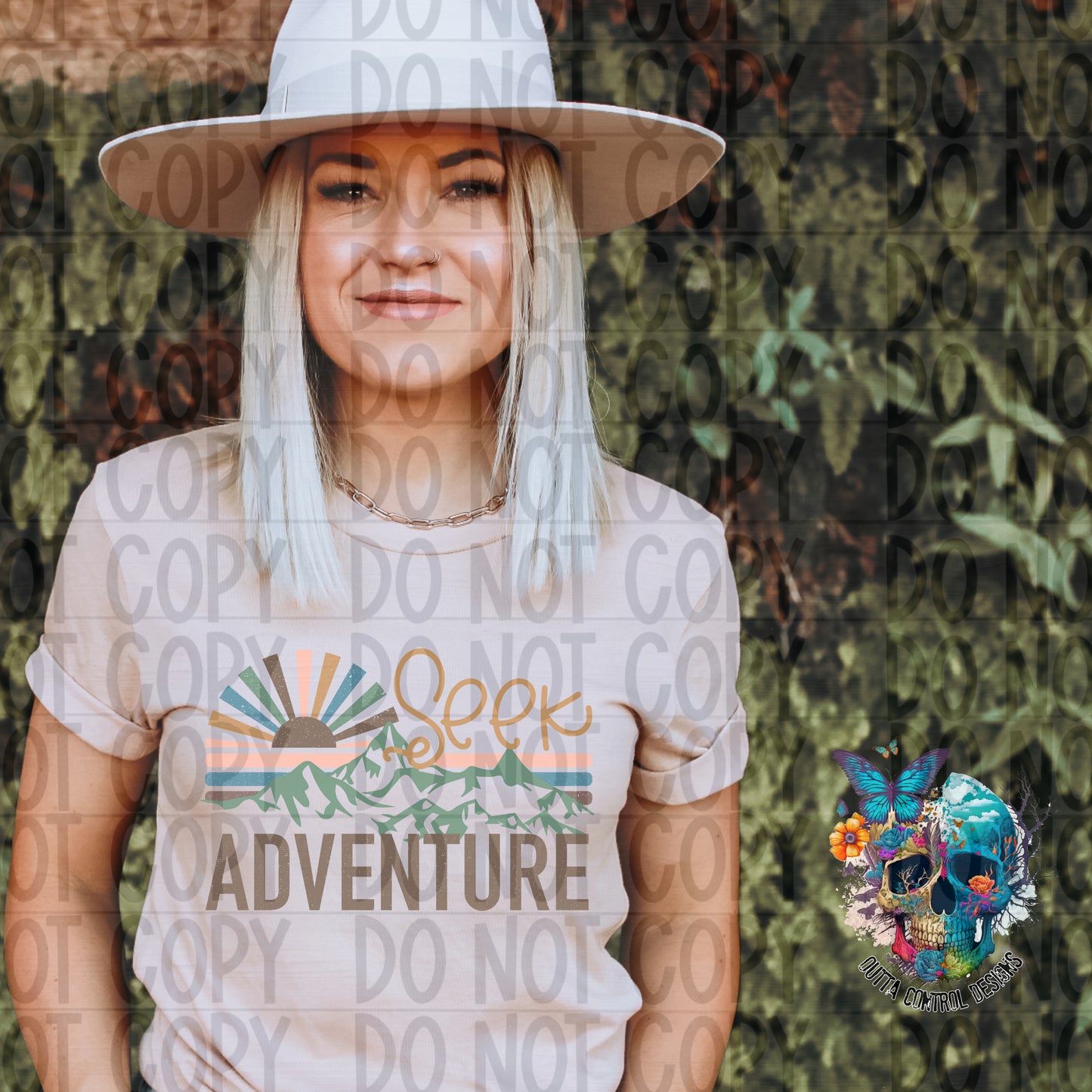 Seek Adventure Ready to Press Sublimation and DTF Transfer