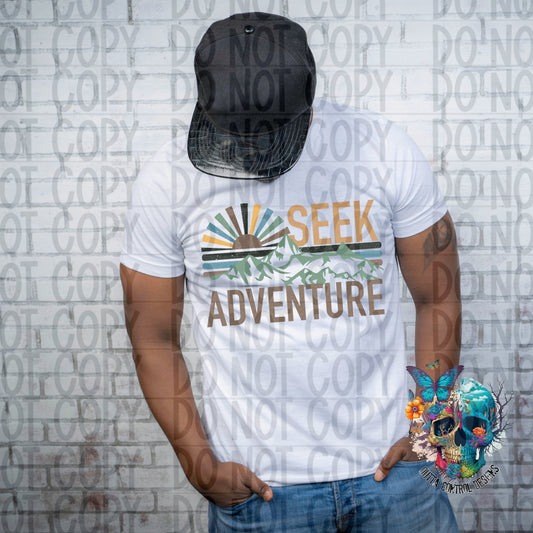 Seek Adventure Ready to Press Sublimation and DTF Transfer