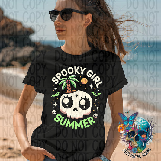 Spooky ghoul summer Ready to Press Sublimation and DTF Transfer