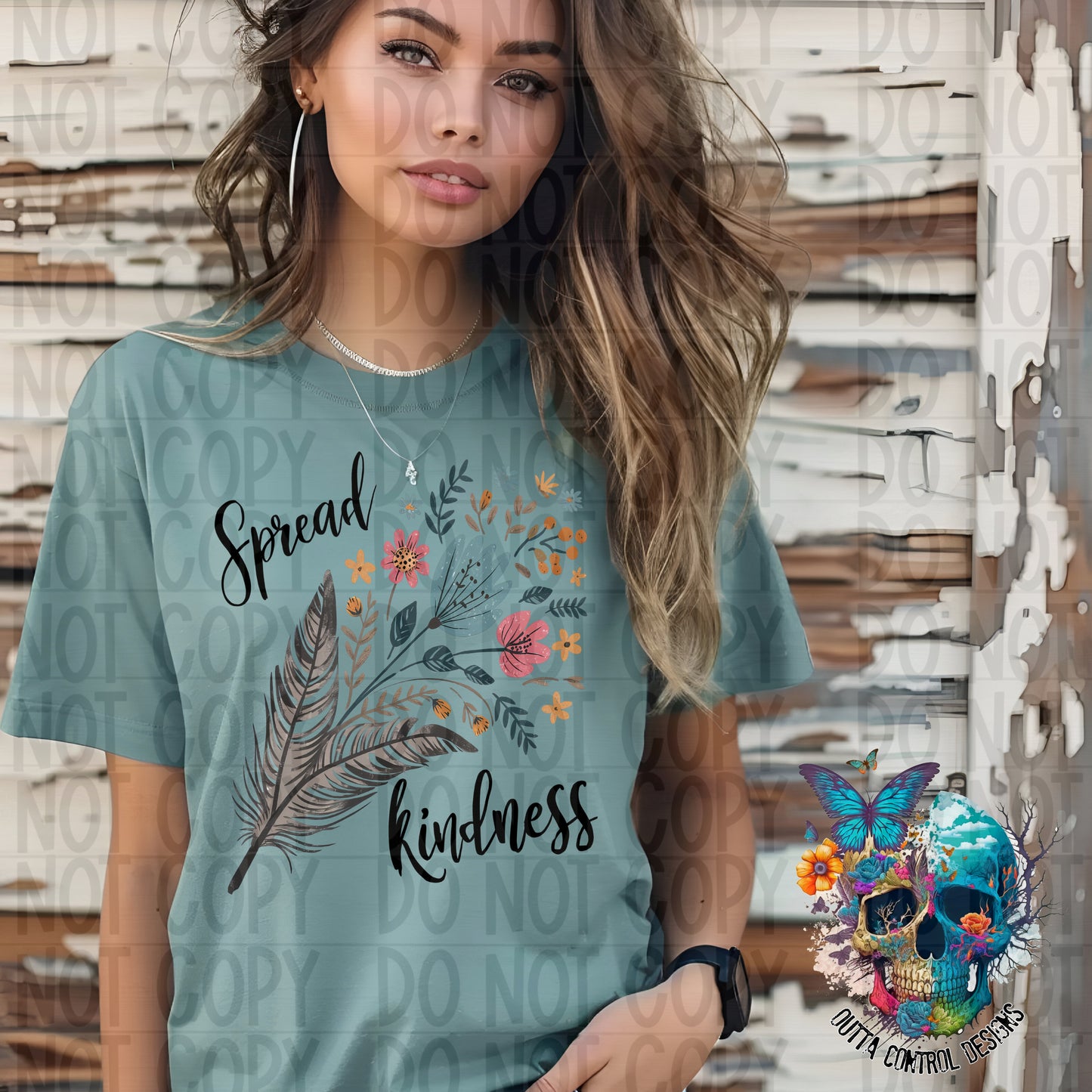 Spread kindness Ready to Press Sublimation and DTF Transfer