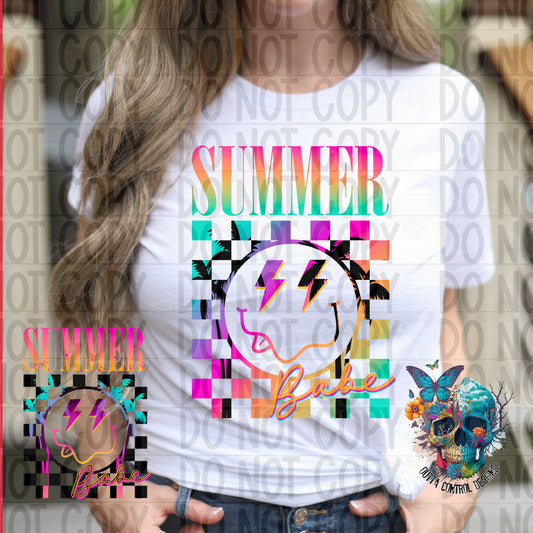 Summer Babe Ready to Press Sublimation and DTF Transfer