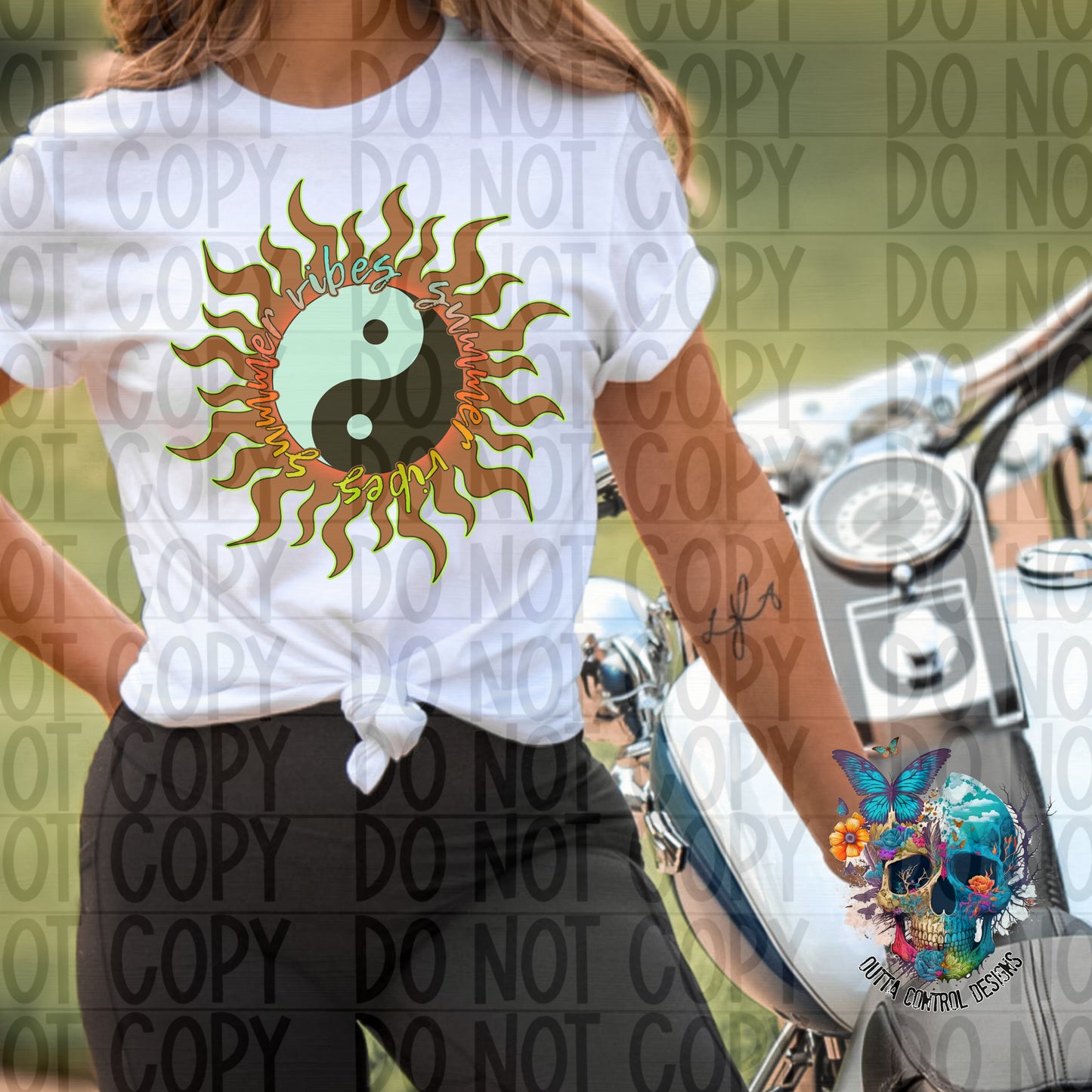 Summer Vibes Ready to Press Sublimation and DTF Transfer