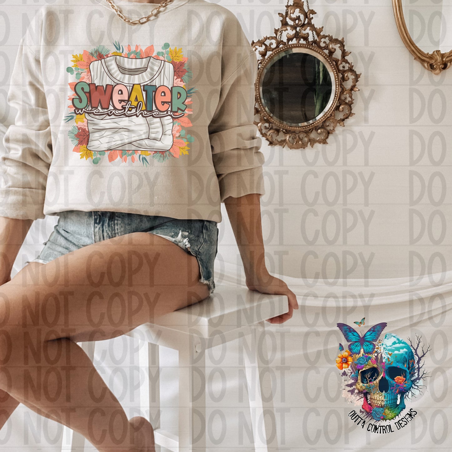 Sweater Weather Ready to Press Sublimation and DTF Transfer