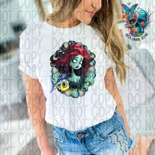 TB Mermaid Ready to Press Sublimation and DTF Transfer