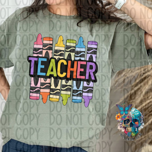 Teacher Ready to Press Sublimation and DTF Transfer
