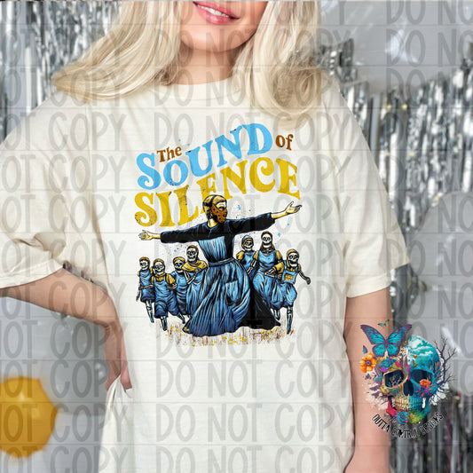 Sound of Silence Ready to Press Sublimation and DTF Transfer